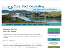 Tablet Screenshot of careportcounseling.org